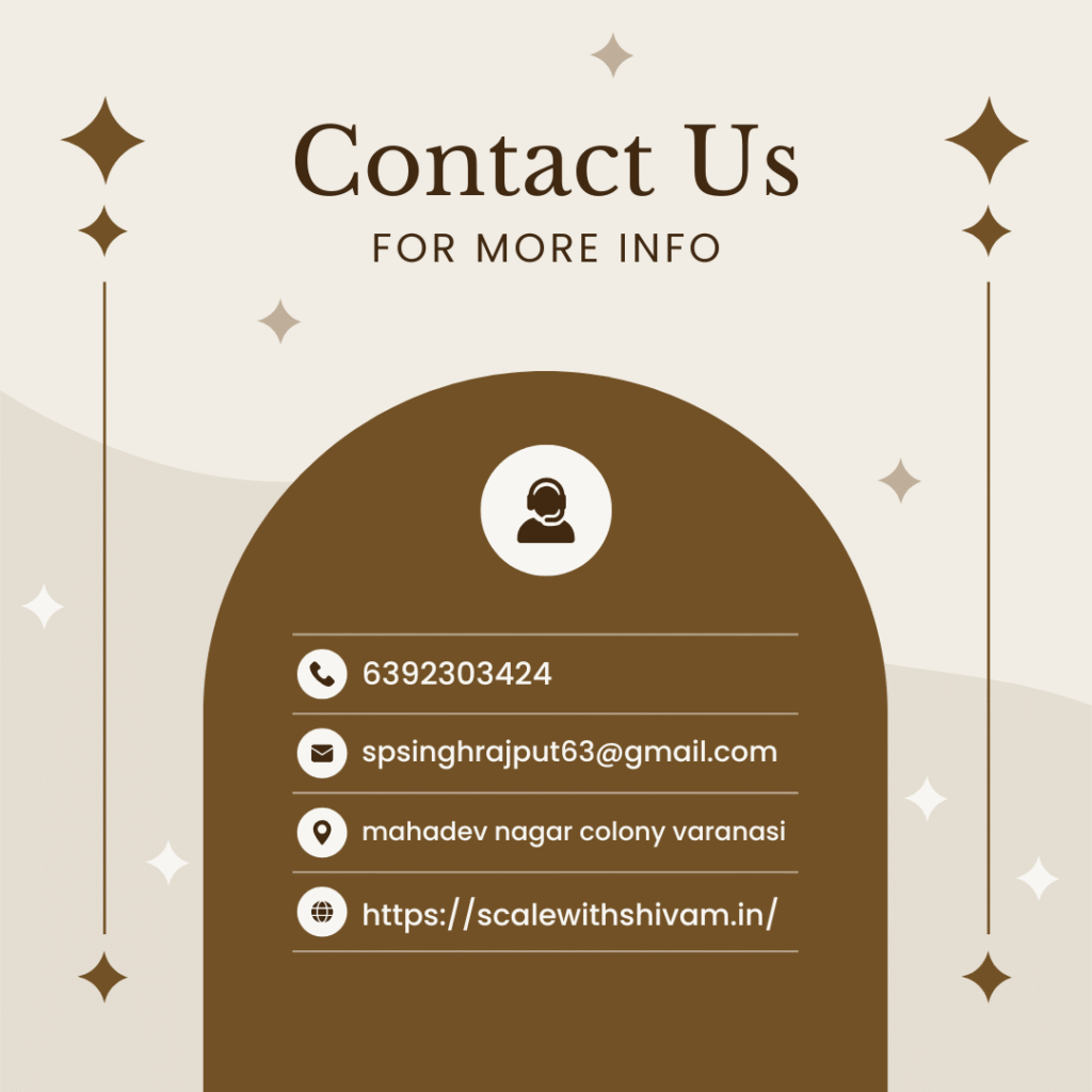 Contact Us | ScaleWithShivam – Digital Marketing Help